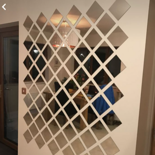 3D Crystals Acrylic Mirrors